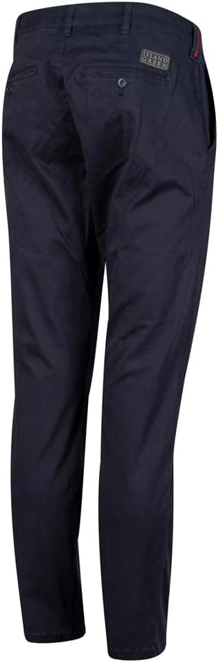 Detalle de Island Green men’s stretch cotton chino golf trousers