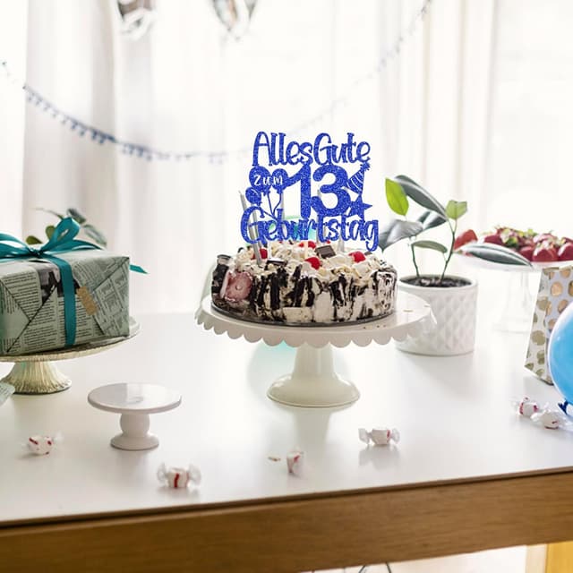 Thumbnail 3 de SYKYCTCY Tortendeko 13. Geburtstag mit 13