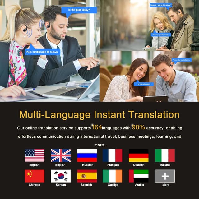 Thumbnail 1 de STECEi AI Traducteur Vocal Instantané 164 langues 75h