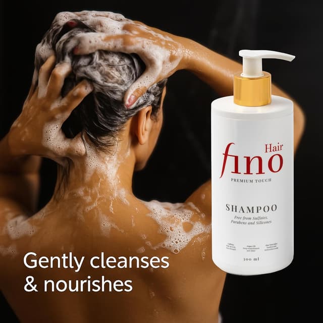 Detalle de fino Hair biotina e cheratina, set shampoo e balsamo rinforzante