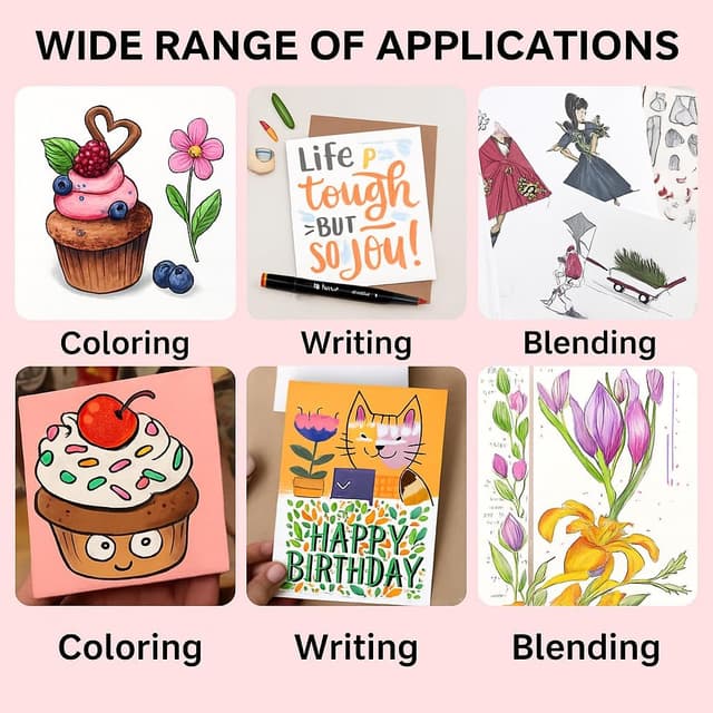 Thumbnail 6 de colpart 120 Dual Tip Alcohol Markers — 120 colours 🎨