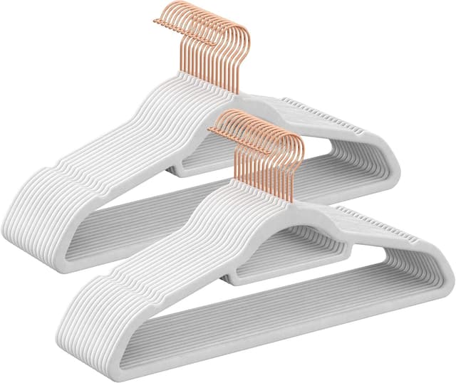 Detalle de SONGMICS Percha de Terciopelo 30 unidades 43,5 cm