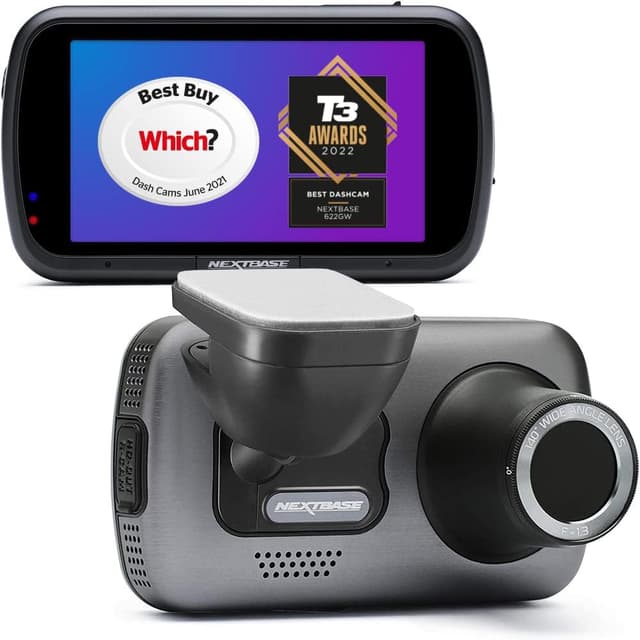 Detalle de Nextbase 622GW 4K Dash Cam with Wi‑Fi, GPS, Bluetooth and Night Vision
