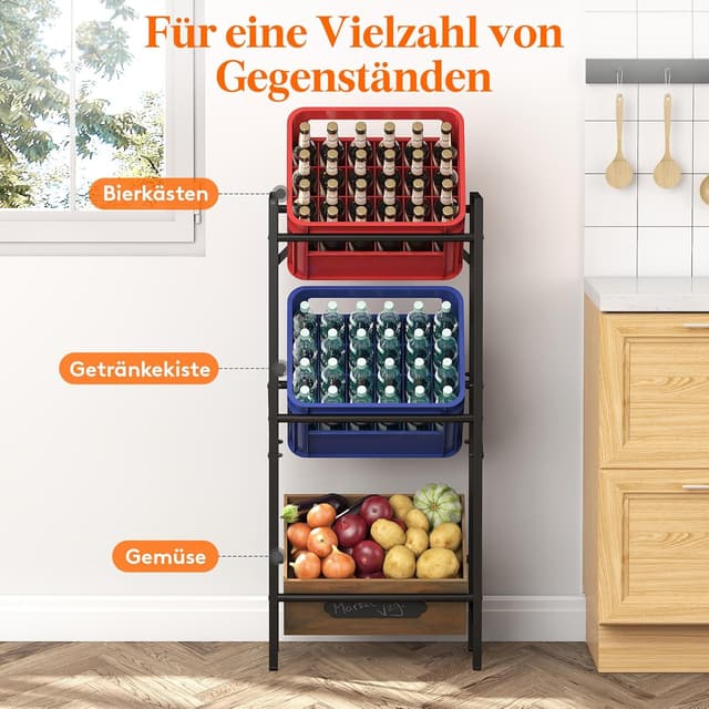 Thumbnail 4 de Lifewit Getränkekistenregal 3 hoch, 450 kg