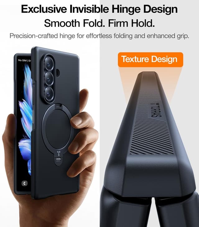 Thumbnail 6 de TORRAS 360 Spin Magnetic Stand for Galaxy Z Fold 7 case