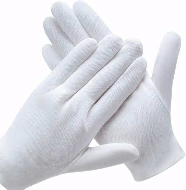 Imagen de 3 Pairs White Cotton Gloves for Eczema Care en OfertitasTOP