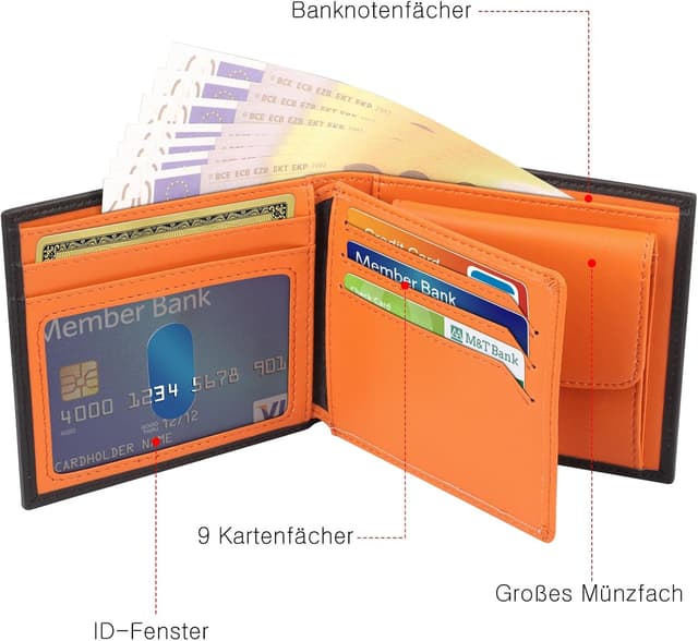 Detalle 2 de BIAL Herren-Geldbörse mit RFID Schutz