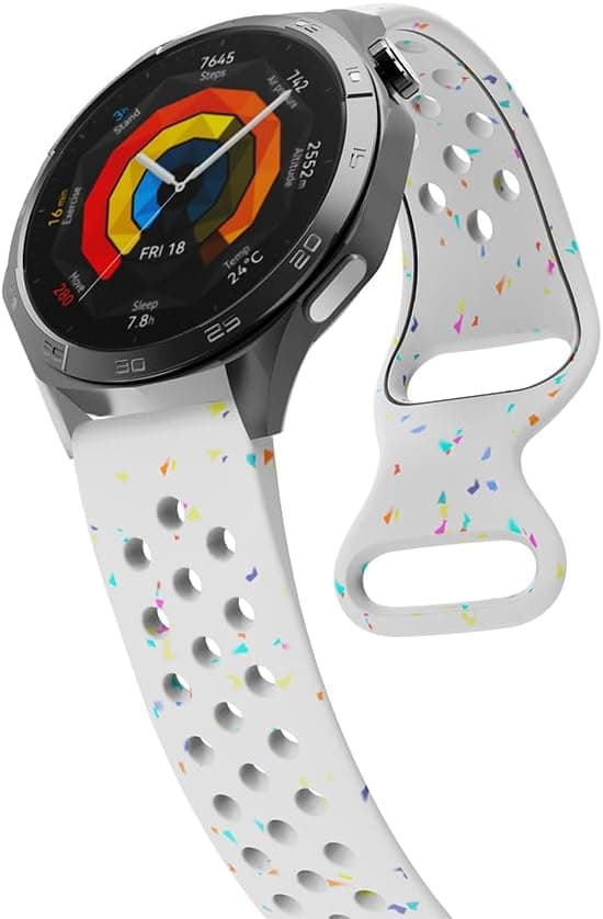 Detalle 2 de BYISYUE Sport Watch Strap 22mm breathable silicone