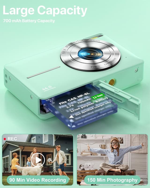 Thumbnail 6 de Digitalkamera 1080P 44MP 16X Digitalzoom