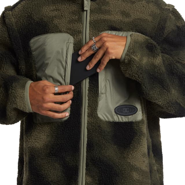 Detalle de DC Shoes Traverse chaqueta hombre sherpa 270 g/m2