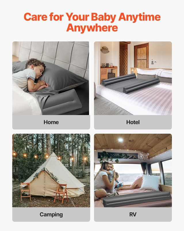 Detalle 2 de VEVOR paracolpi letto bambini 1323 x 690