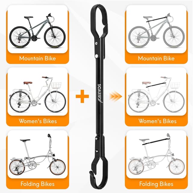 Detalle 2 de Soarify 4-Bike Hitch Mount Bike Rack (2" Receiver) for Cars, SUVs, RVs