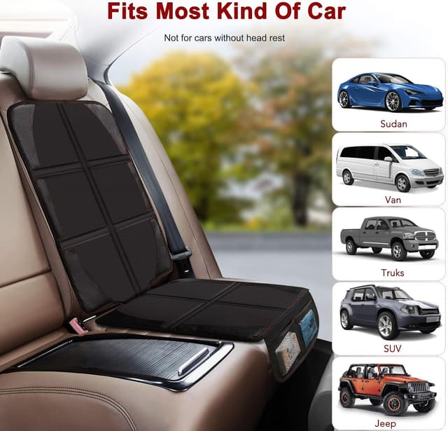 Thumbnail 6 de Beicarin Car Seat Protector 2-pack for kids