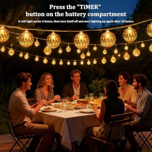 Thumbnail 4 de Guirlande Indrnif 4,8 m avec 20 LED ⚡