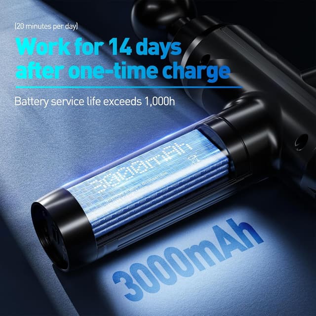 Thumbnail 5 de Massage Gun Deep Tissue Percussion Massager 30-speed