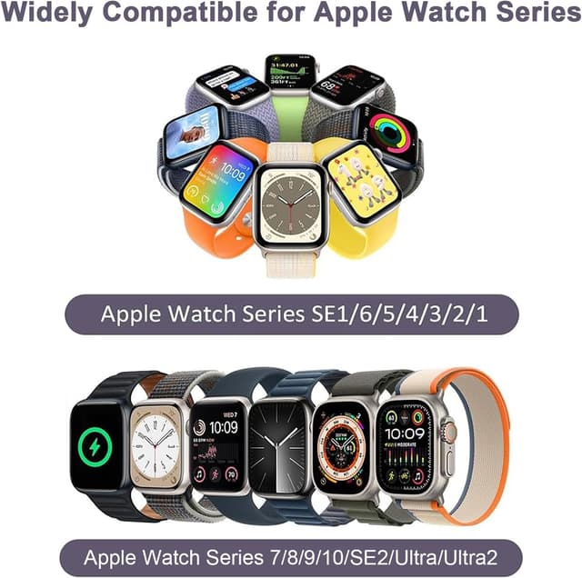 Thumbnail 6 de 2026 Upgraded Version USB-C Magnetic Wireless Fast Charger Cable (1m) for Apple Watch – MFi Certified