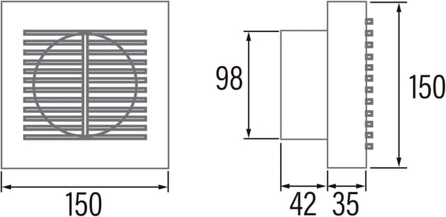 Thumbnail 4 de Cata B-10 Extractor de baño 15 W silencioso