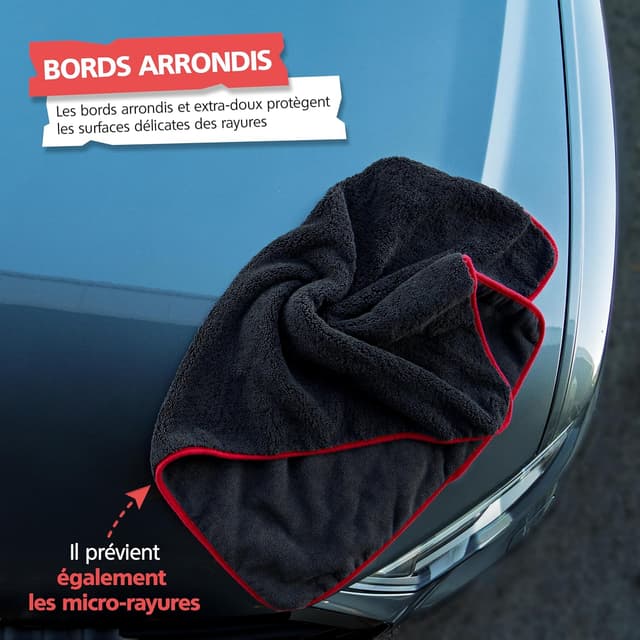 Detalle 2 de Chiffon de séchage XXL SPRINGER ZX1600 en microfibres ultra absorbantes (90 x 60 cm)