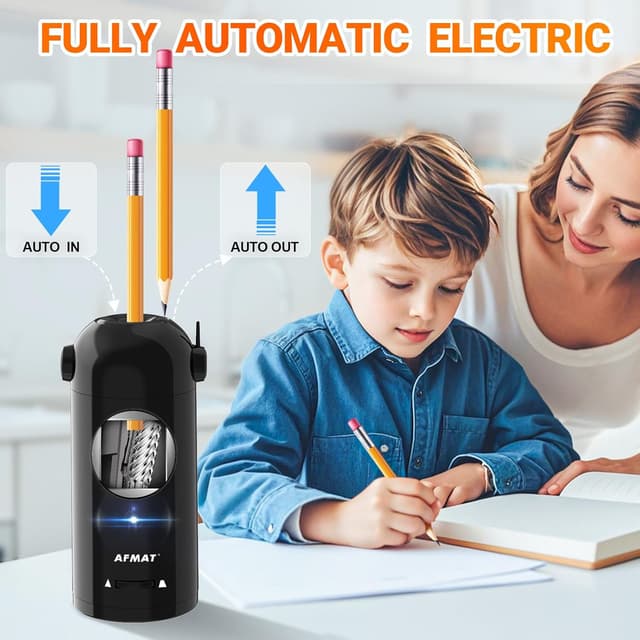 Detalle 2 de AFMAT PSX5 Elektrischer Anspitzer 7–11,5 mm ✏