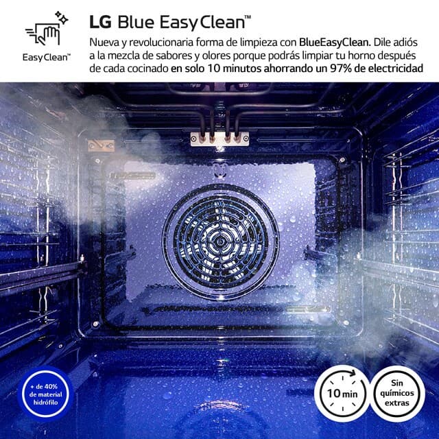 Detalle de LG Horno Multifunción Pirolítico WSED7665B con Air Fryer