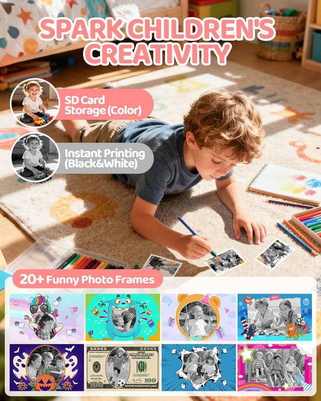 Detalle 2 de CalineGam Kids Camera 32GB Instant Print