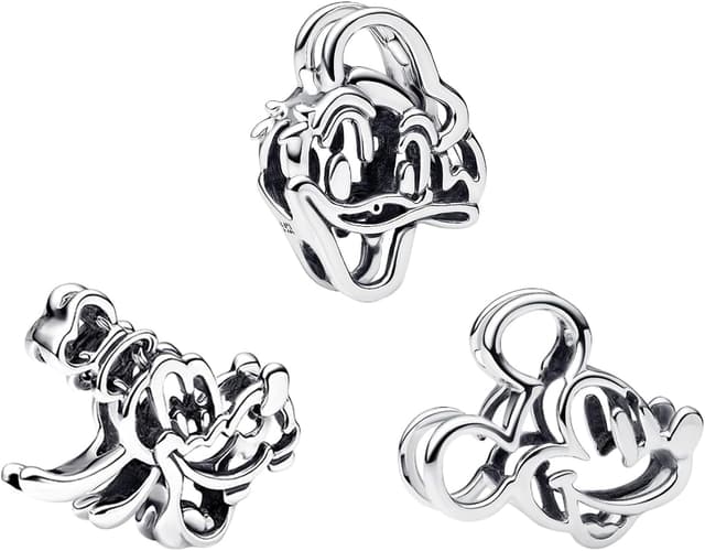 Detalle 2 de Charm HAEPIAR in argento sterling 925 con dangle mostro verde per bracciale o collana