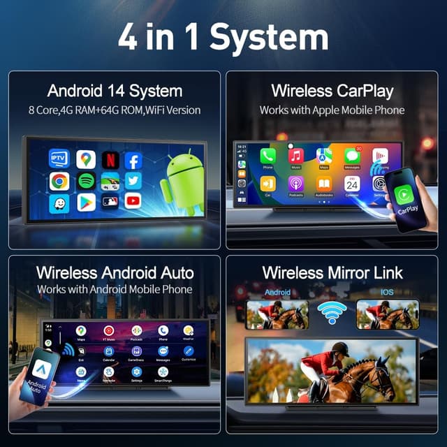 Thumbnail 2 de Imagebon Dashcam 10,25 Zoll Android 14