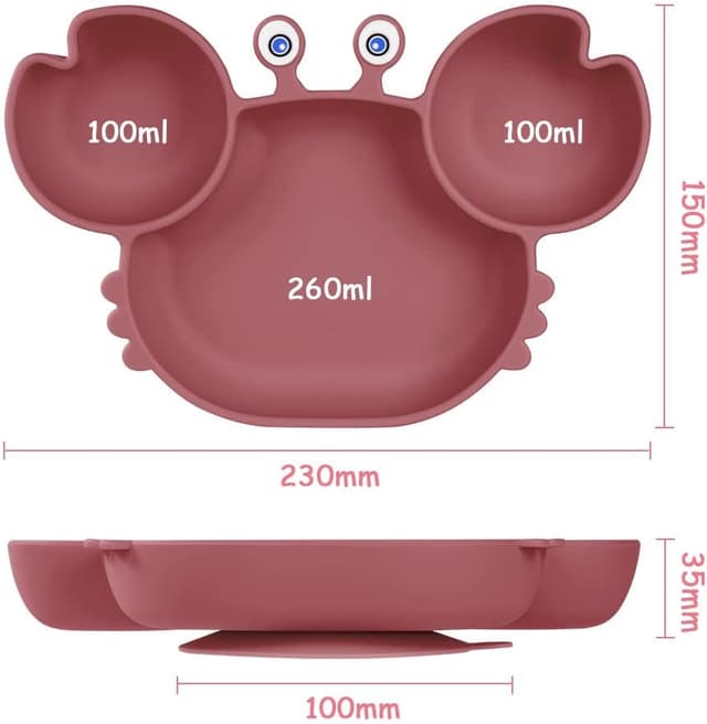 Detalle 2 de Piatto in silicone con ventosa per svezzamento