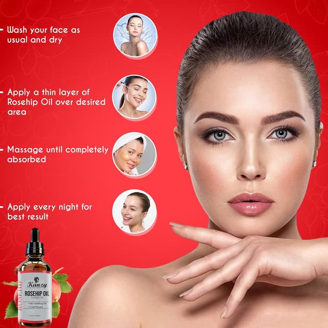 Detalle 2 de Kanzy Rosehip Oil 120ml for Face