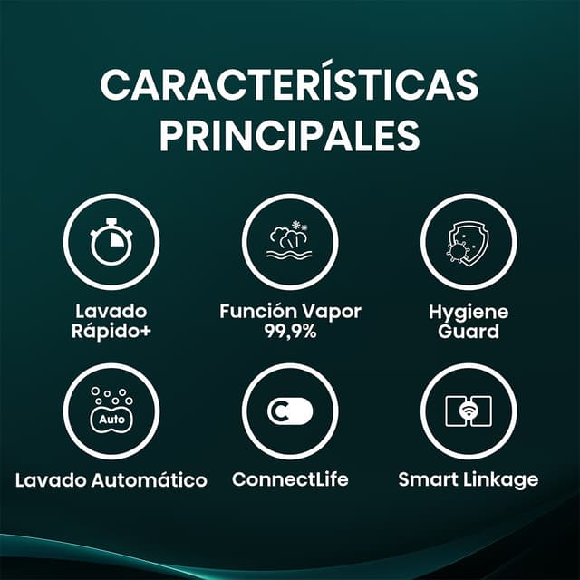 Detalle de Hisense WF3S9043BW1 lavadora 9 kg