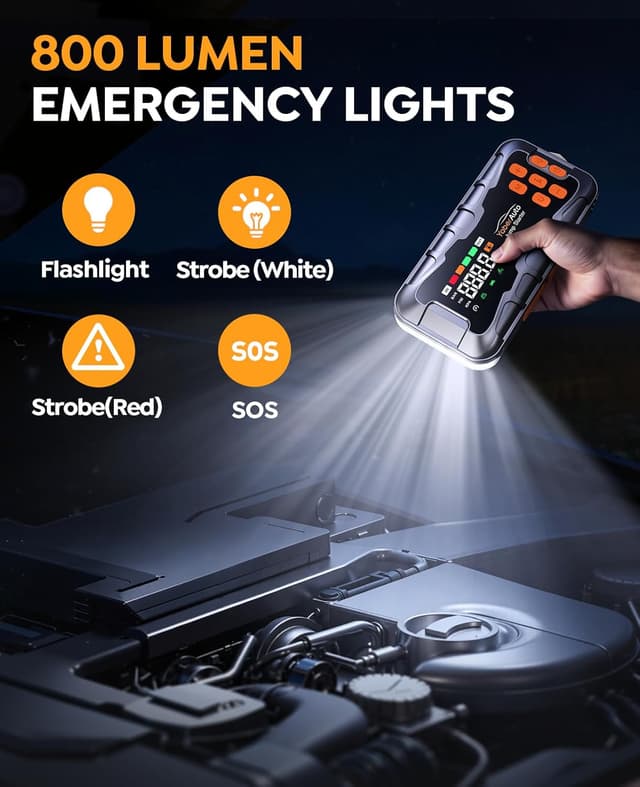 Thumbnail 5 de YaberAuto AP03 27000mAh 7000A Jump Starter