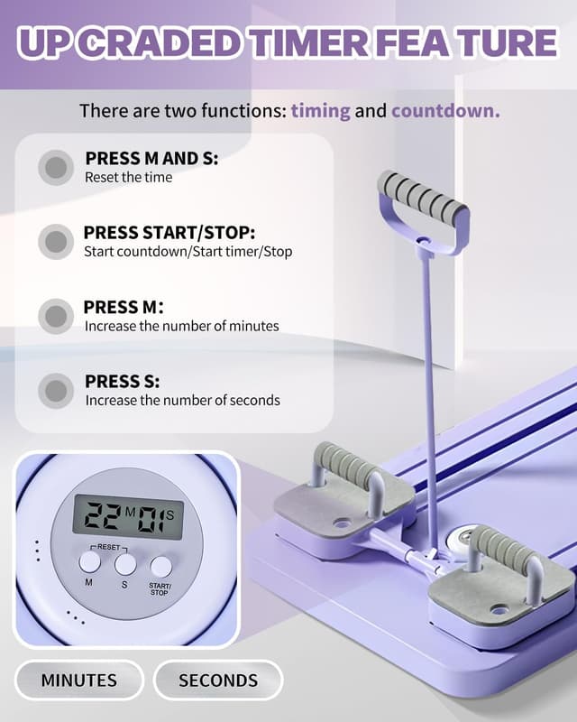 Detalle de Rantizon Ab Roller Board Pilates trainer