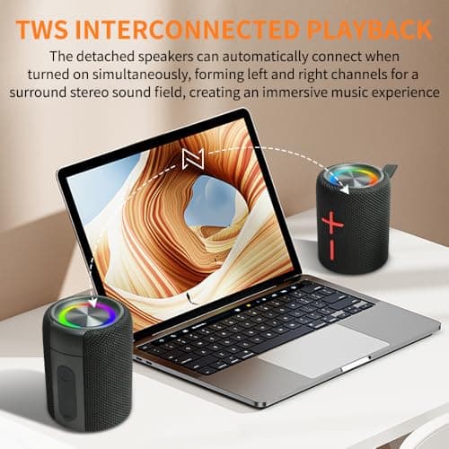 Thumbnail 2 de 2 in 1 Magnetic Dual Splittable Bluetooth Speaker