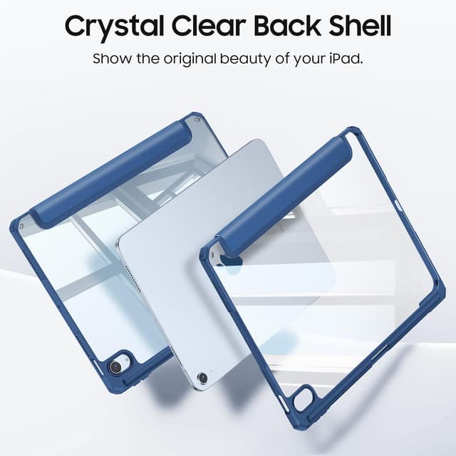 Detalle 2 de Fintie Hybrid Hülle für iPad Air 11 Zoll mit Stifthalter (M4/M3/M2 & Air 5/4) – Navy