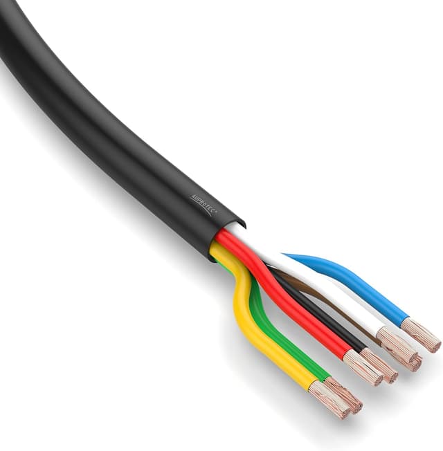 Thumbnail 6 de AUPROTEC KFZ Kabel 2x0,75 mm², 20 m rund FLRYY I, farbcodiert schwarz/rot (2-polig)