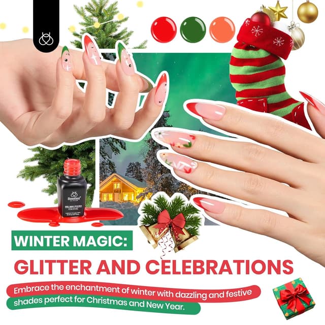 Detalle 2 de Beetles Gel-Nagellack-Set mit UV-Licht (85-teilig) – 55 Farben + Deko für DIY-Maniküre zu Hause