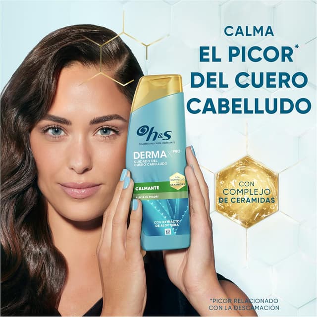 Detalle 2 de H&S DermaXPro Calmante Champú anticaspa 300 ml