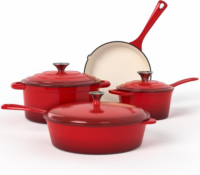 Detalle de Kitchen Academy 7-Pc Cast Iron Set