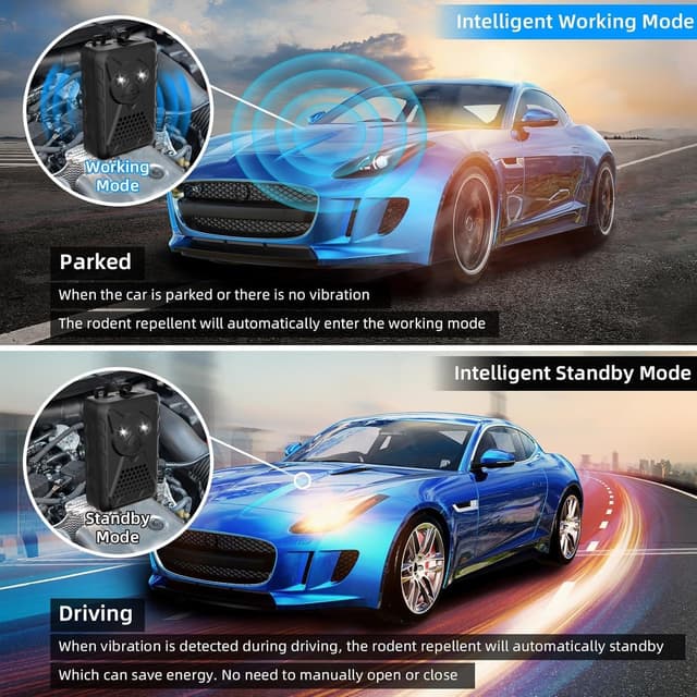 Thumbnail 4 de Rodent Repeller Ultrasonic Under Hood