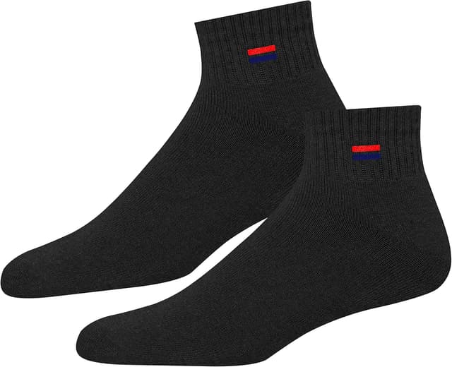 Detalle de NAVYSPORT 6 Paar Sneaker Socken aus Baumwolle – kurze Sportsocken für Herren und Damen