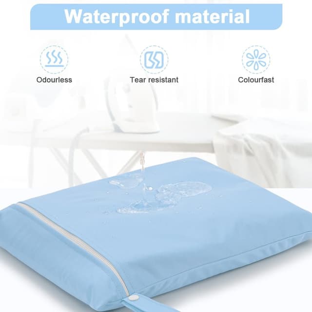 Detalle 1 de AOOSA reusable wet bag 2 pack 30 x 40 cm