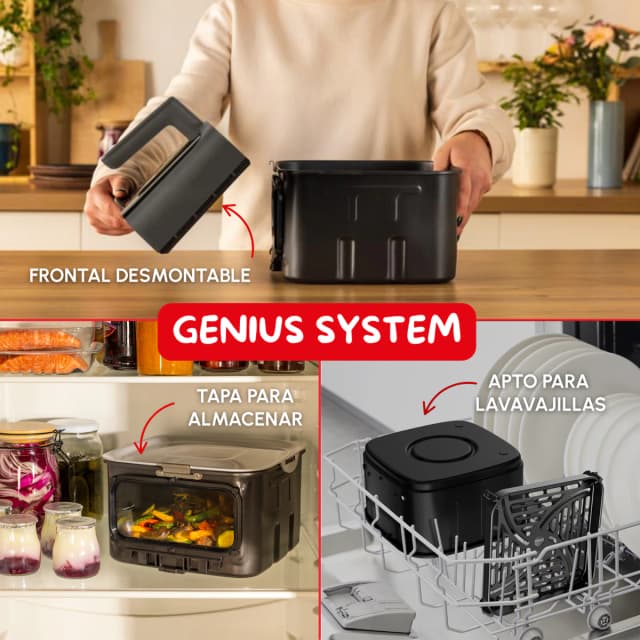 Detalle 2 de Moulinex Easy Fry Silence freidora de aire