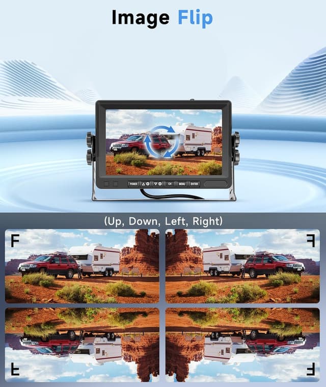 Detalle 2 de Rimoody Cámara Trasera 2 Cámaras Set