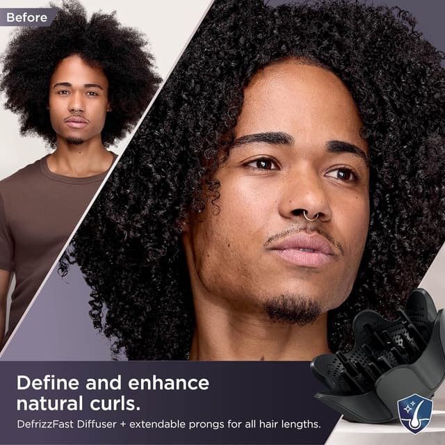 Detalle de Shark SpeedStyle Pro Flex Hair Dryer (HD543PLUK) with Ionic Styling Attachments