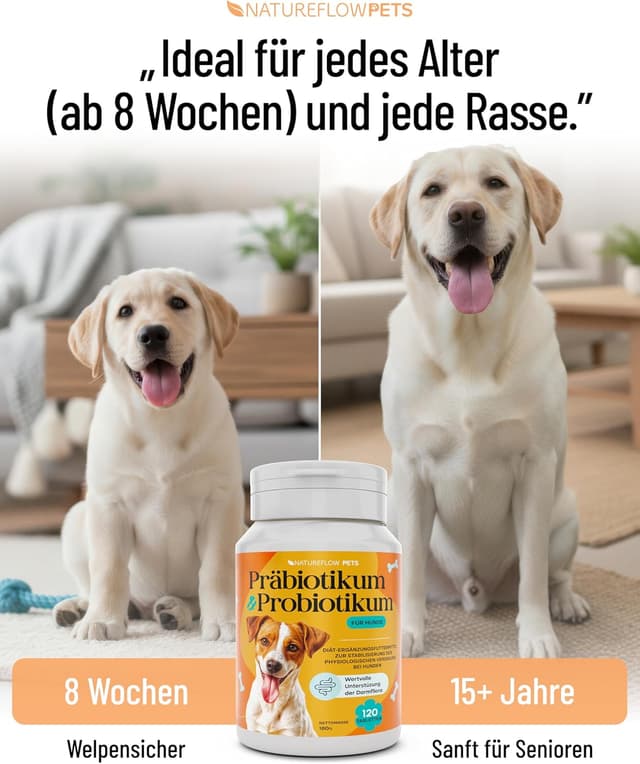 Thumbnail 4 de Natureflow Pets Probiotika Hund 670 Milliarden KBE