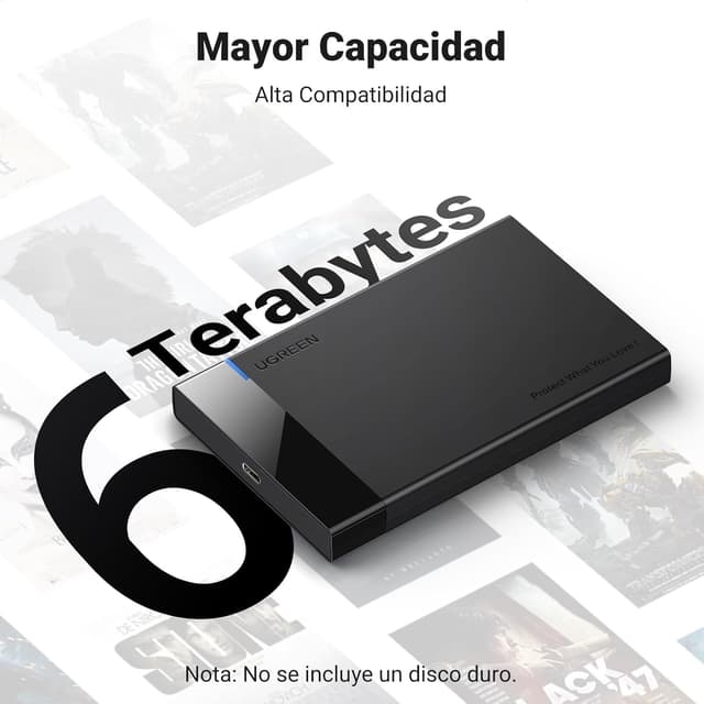 Thumbnail 3 de UGREEN Caja Externa 2,5" USB 3.0 para SSD/HDD 💾