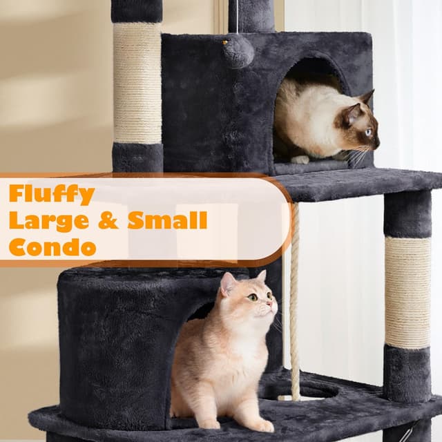 Thumbnail 4 de Yaheetech 158cm Cat Tree Tower