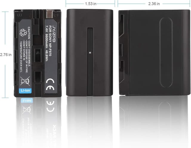 Thumbnail 5 de JYJZPB NP-F970 Battery Pack & Dual Charger