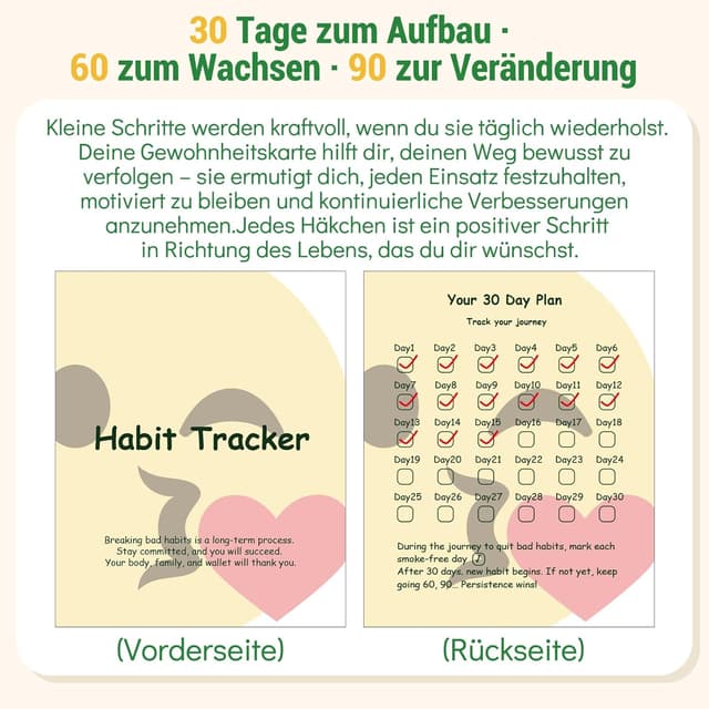 Detalle de CARITATE Rauchfrei Halskette zur Rauchentwöhnung mit einstellbarem Widerstand und Fruchtmischung (schwarzes Holz)