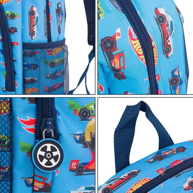 Thumbnail 6 de Hot Wheels sac à dos officiel pour enfants – grand sac d’école et voyages (bleu), taille unique
